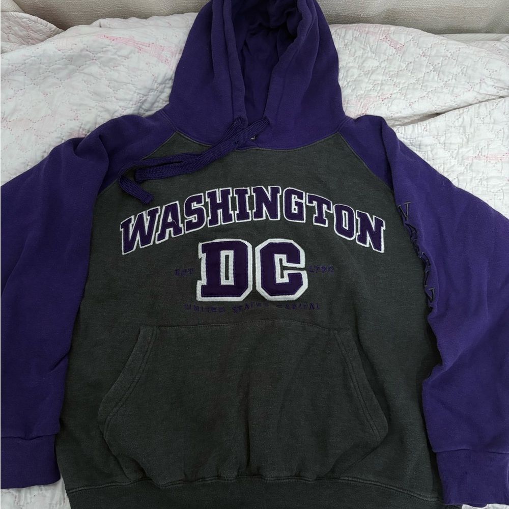 Joe's Jeans Purple and Gray Men's Hoodie
